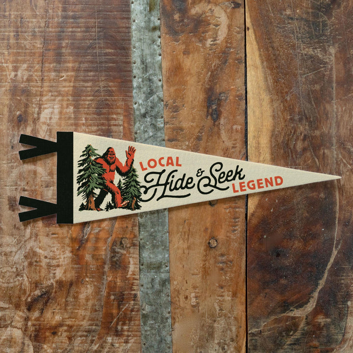 Local Hide &amp; Seek Legend Bigfoot Pennant