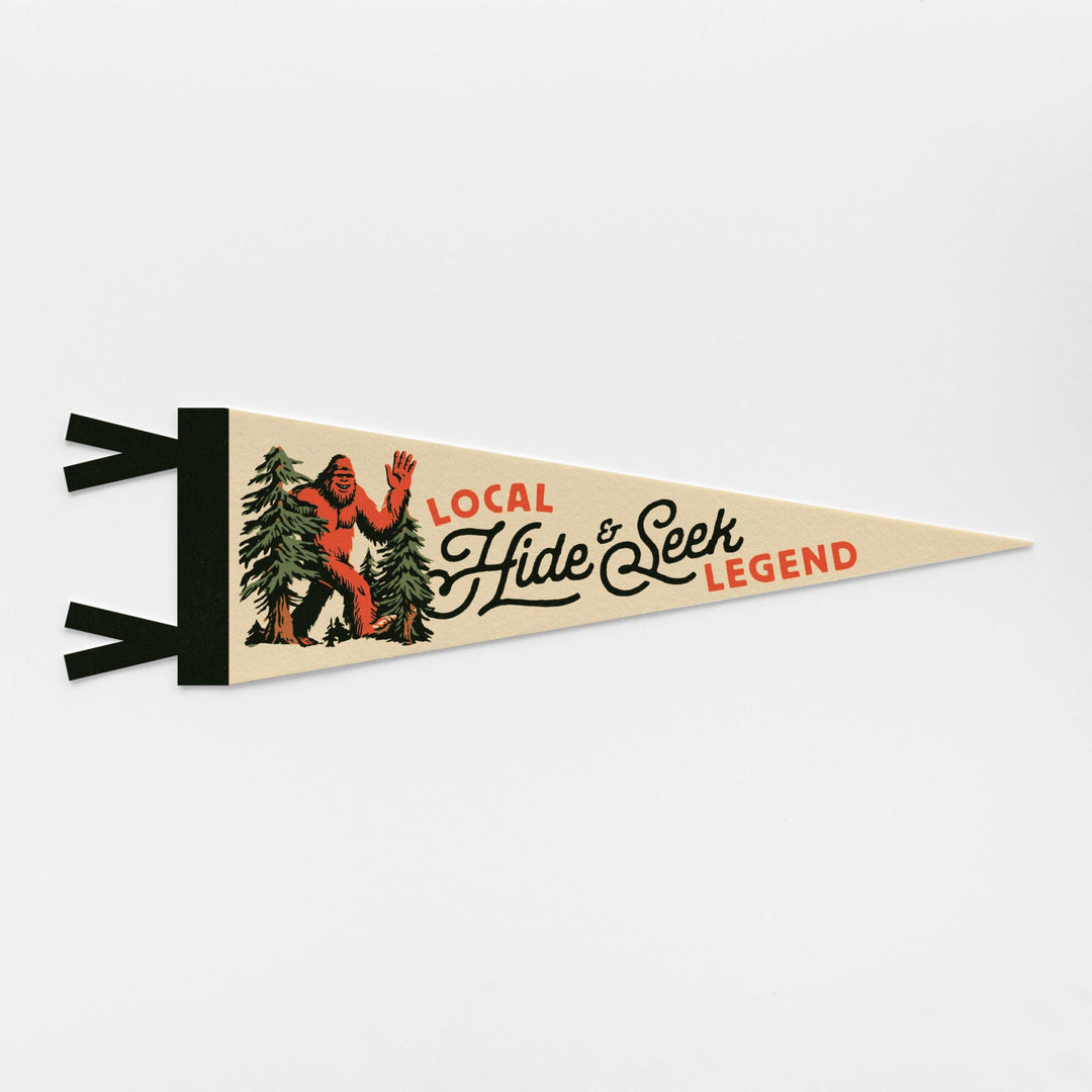 Local Hide &amp; Seek Legend Bigfoot Pennant