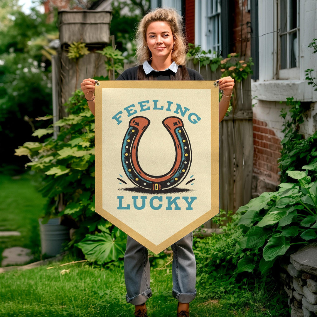 Feeling Lucky Camp Flag