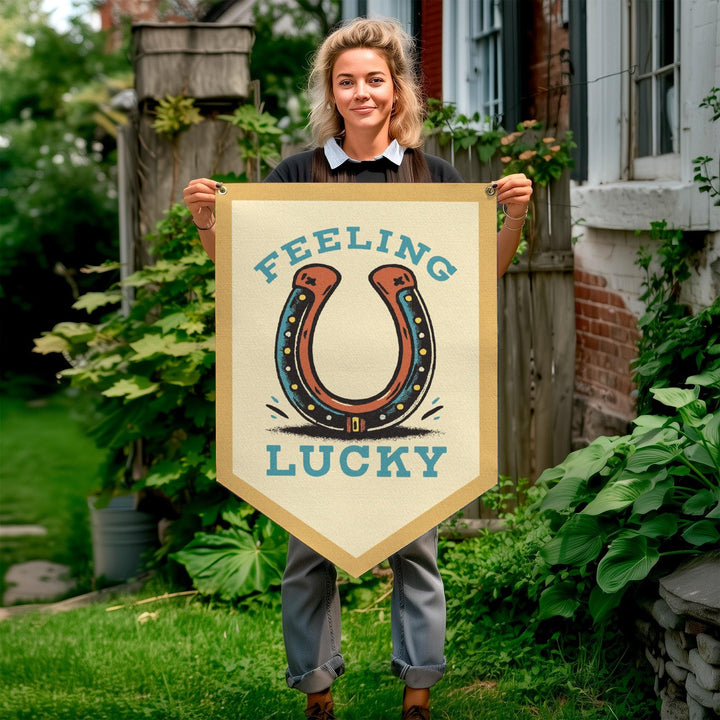Feeling Lucky Camp Flag