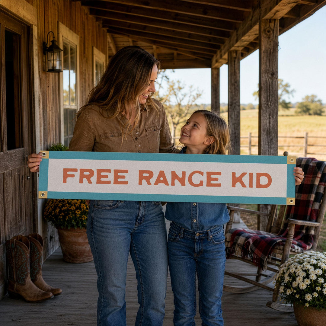 Free Range Kid Banner