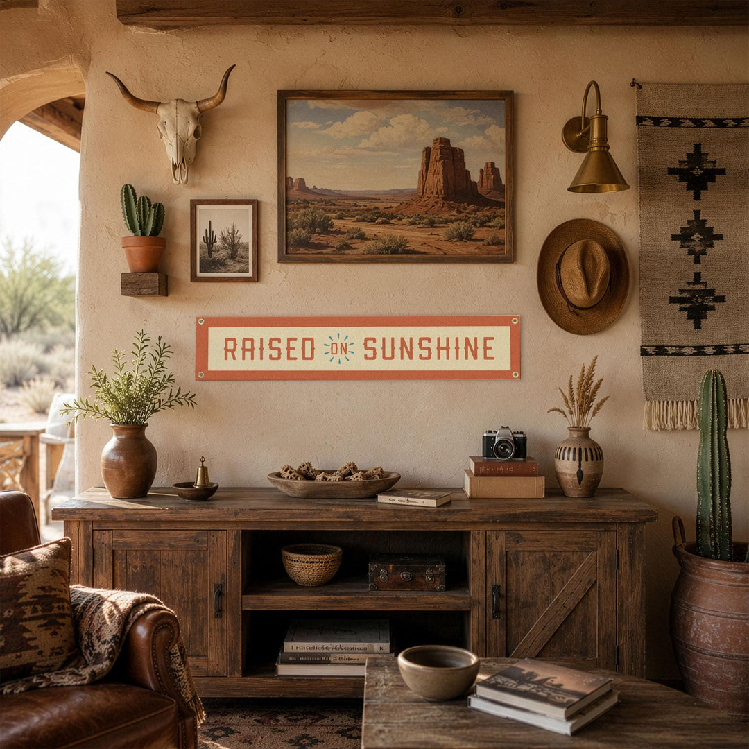 Raised On Sunshine Banner