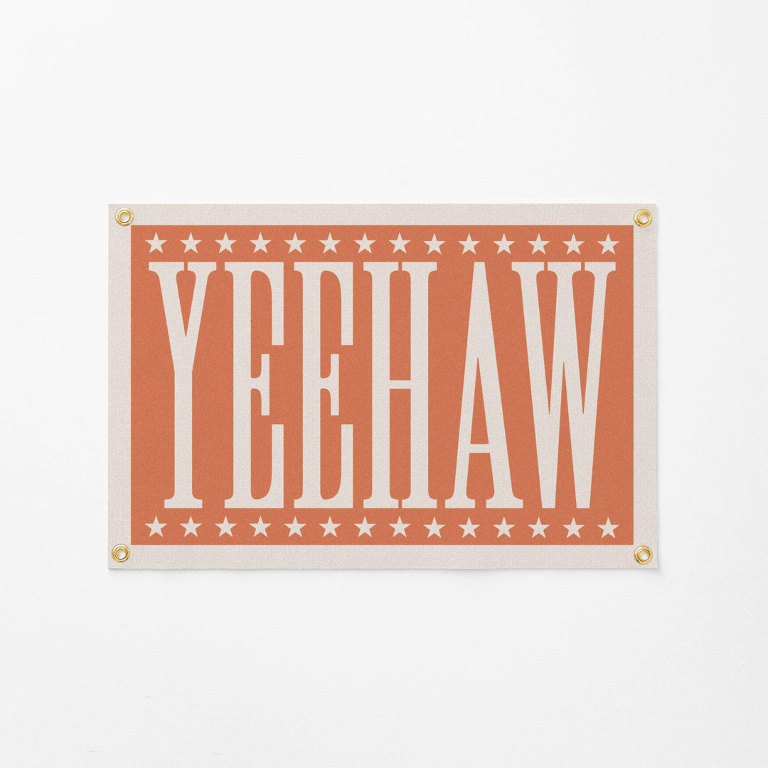 Yeehaw Western Banner