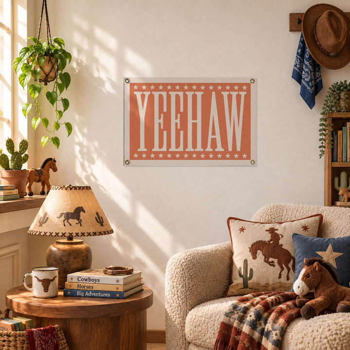 Yeehaw Western Banner