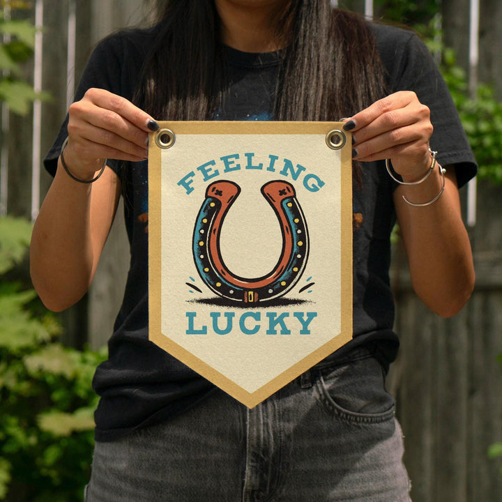 Feeling Lucky Camp Flag