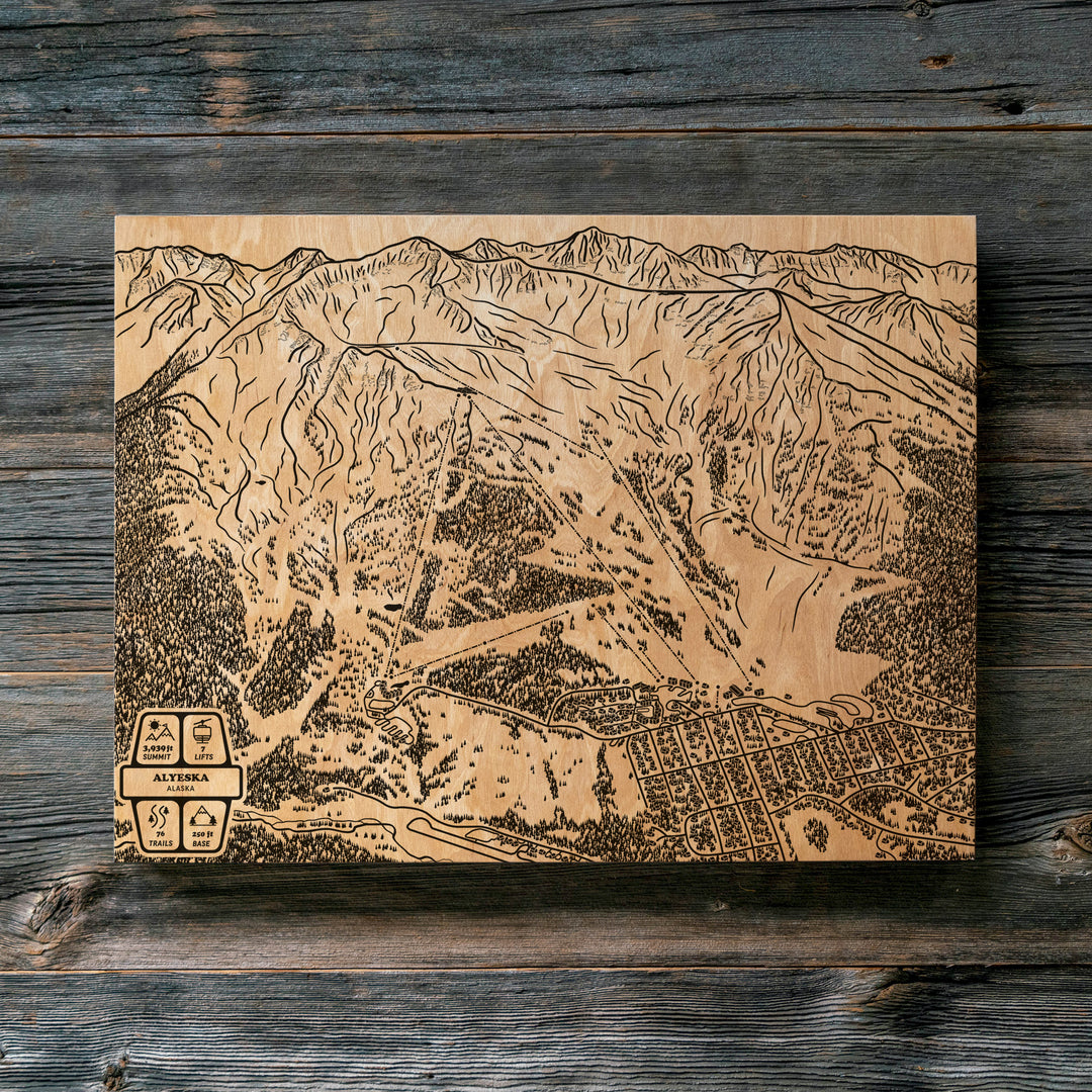 Alyeska, Alaska Ski Trail Map