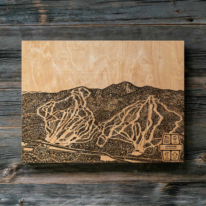 Attitash, New Hampshire Ski Trail Map