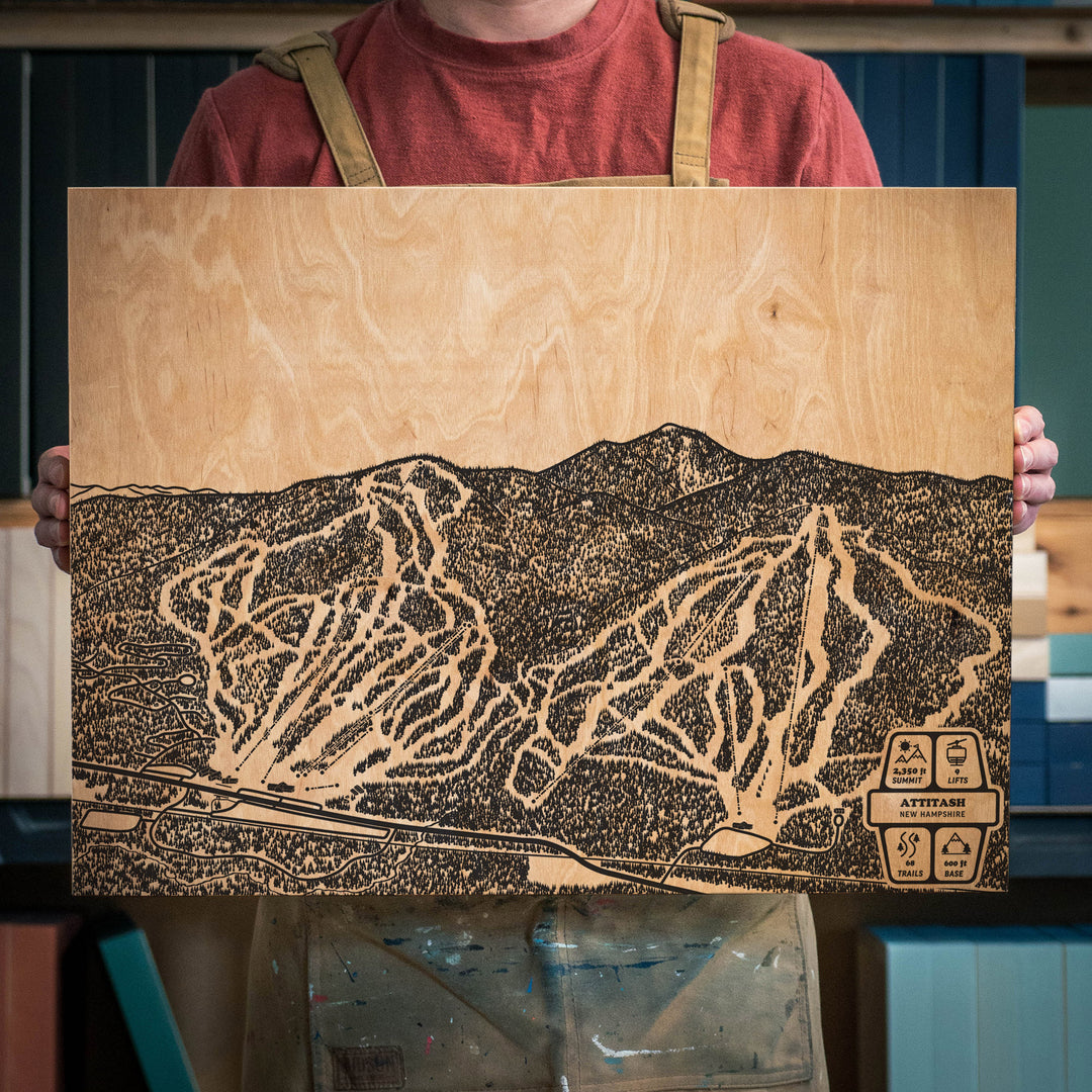 Attitash, New Hampshire Ski Trail Map