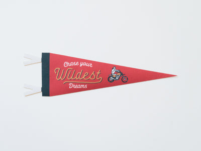 Chase Your Wildest Dreams Felt Pennant