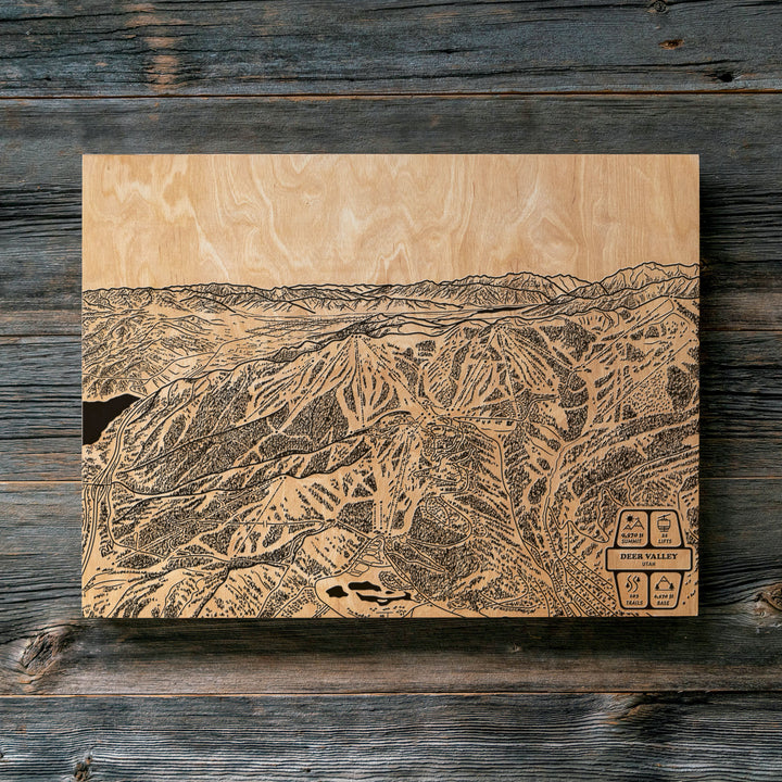 Deer Valley, Utah Ski Trail Map