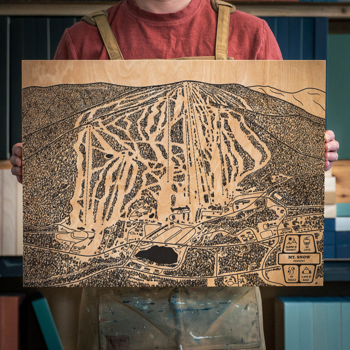 Mount Snow, Vermont Ski Trail Map