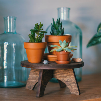 Mid Century Modern 6" Potted Plant Stand
