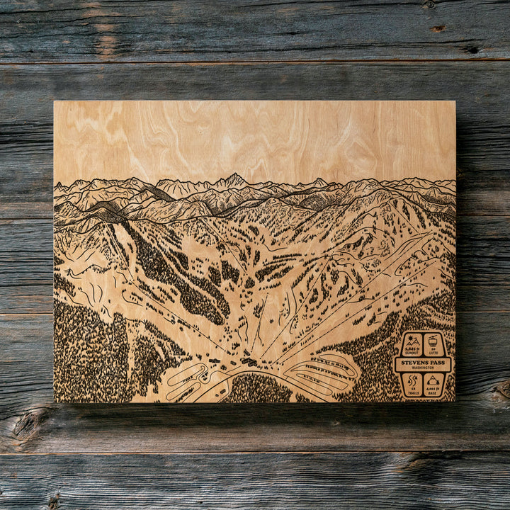 Stevens Pass, Washington Ski Trail Map