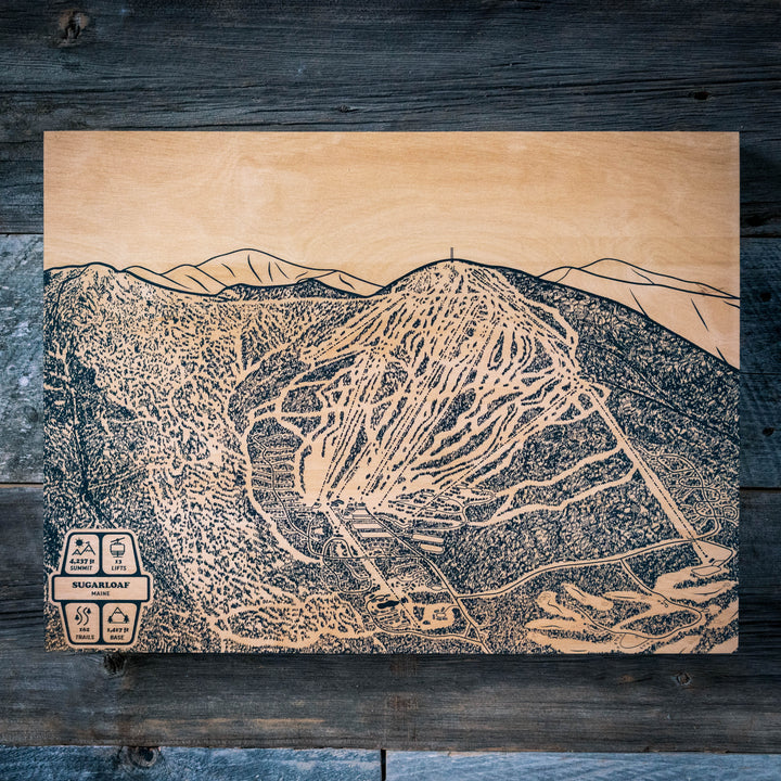 Sugarloaf, Maine Ski Trail Map
