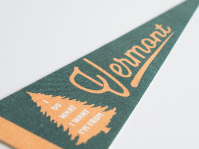 Vermont Felt Pennant