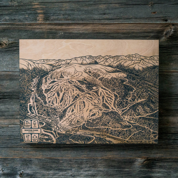 Winter Park, Colorado Ski Trail Map