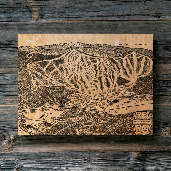 Bretton Woods, New Hampshire Ski Trail Map