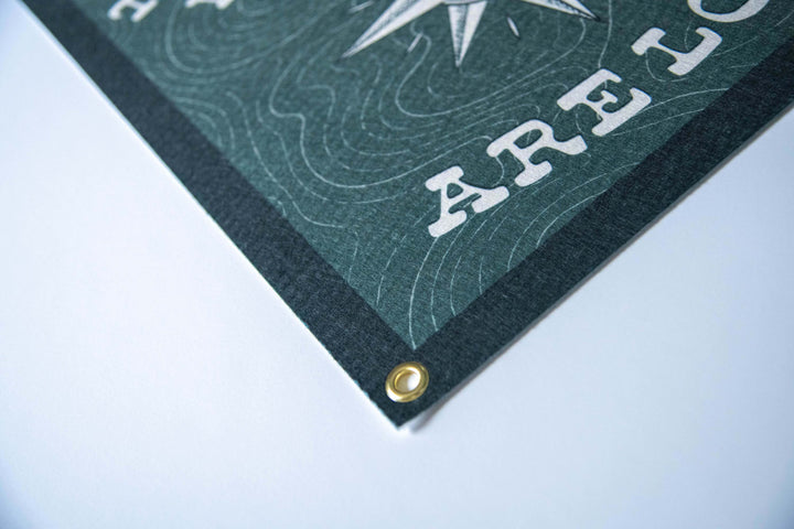 Not All Those Who Wander are Lost Felt Banner
