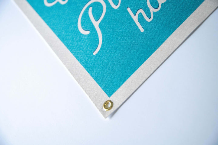Work hard, play harder Felt Banner