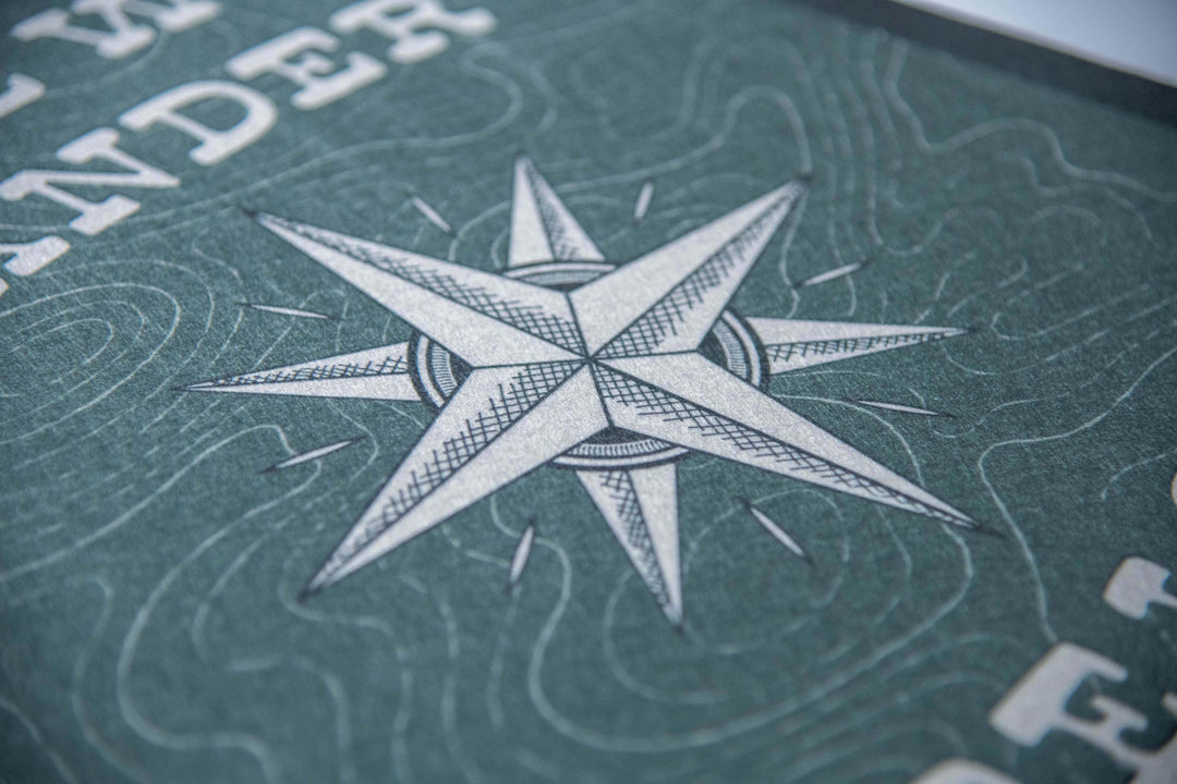 Not All Those Who Wander are Lost Felt Banner