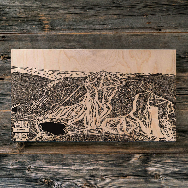 Cannon Mountain, New Hampshire Ski Trail Map