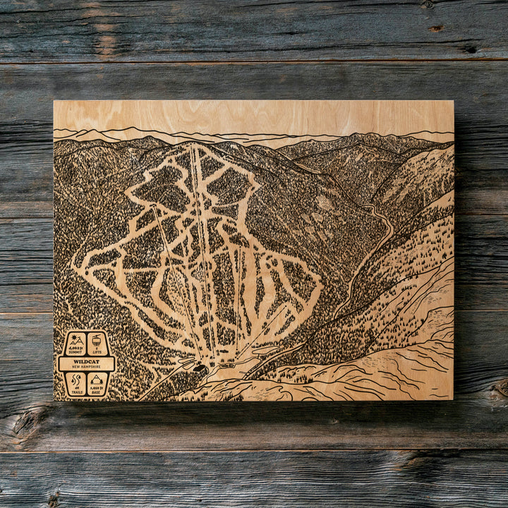 Wildcat, New Hampshire Ski Trail Map