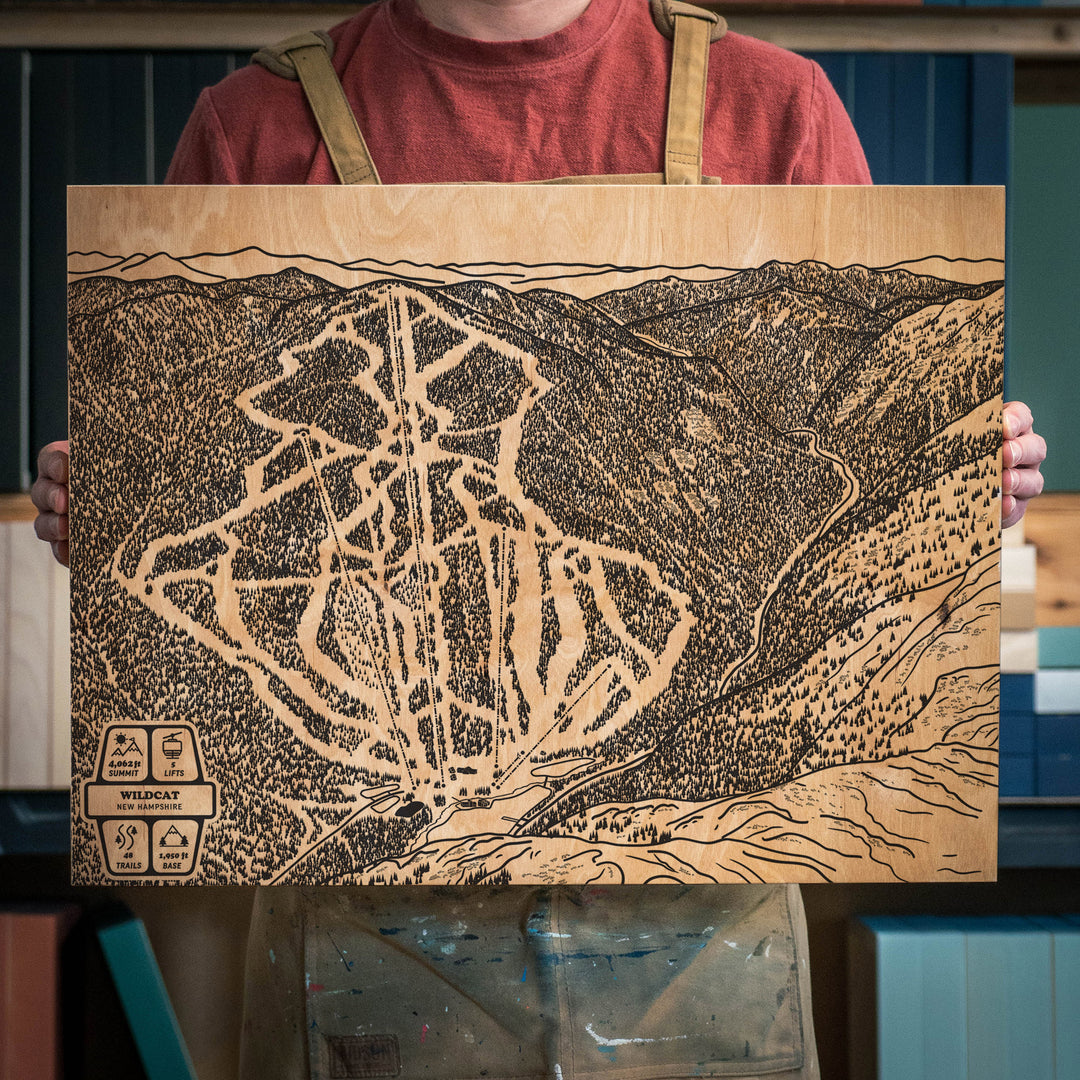 Wildcat, New Hampshire Ski Trail Map