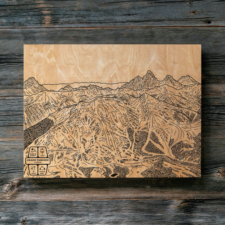 Grand Targhee, Wyoming Ski Trail Map