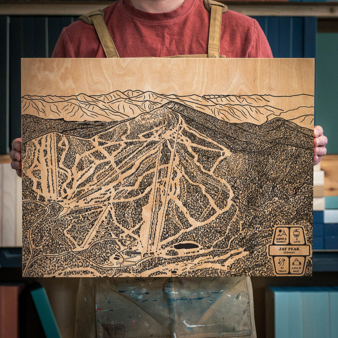 Jay Peak, Vermont Ski Trail Map