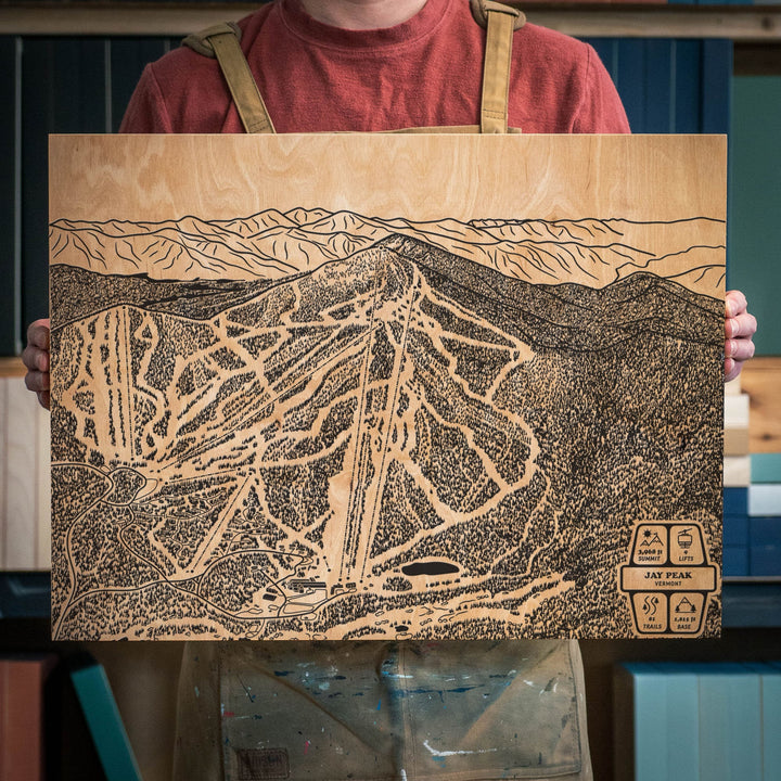 Jay Peak, Vermont Ski Trail Map