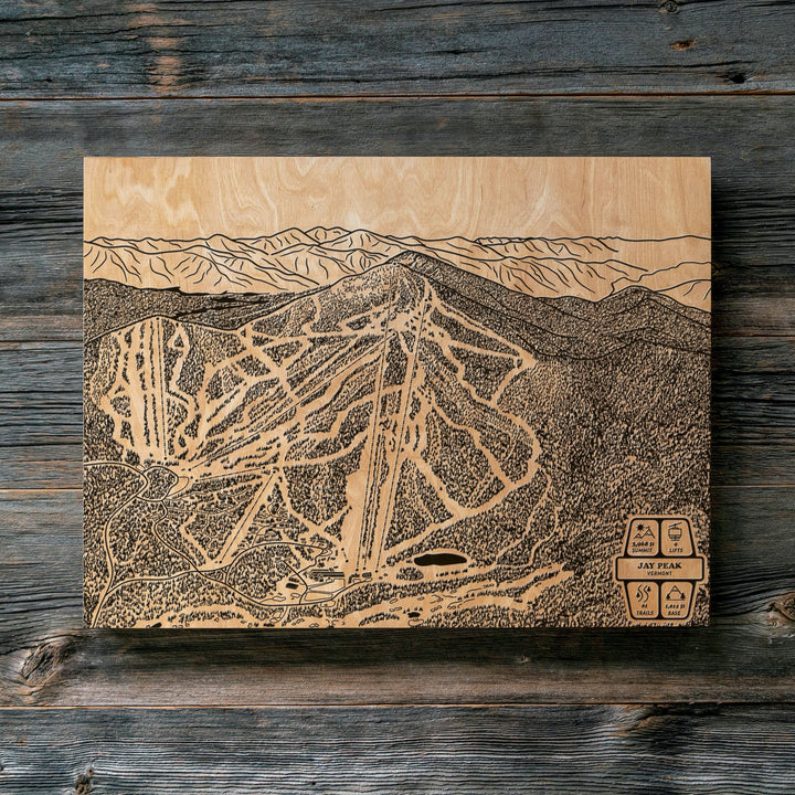 Jay Peak, Vermont Ski Trail Map