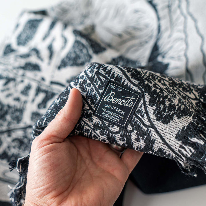 Brighton, Utah Ski Trail Map Blankets