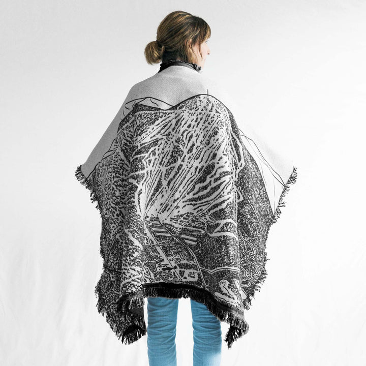 Whistler Blackcomb, British Columbia Ski Trail Map Blankets