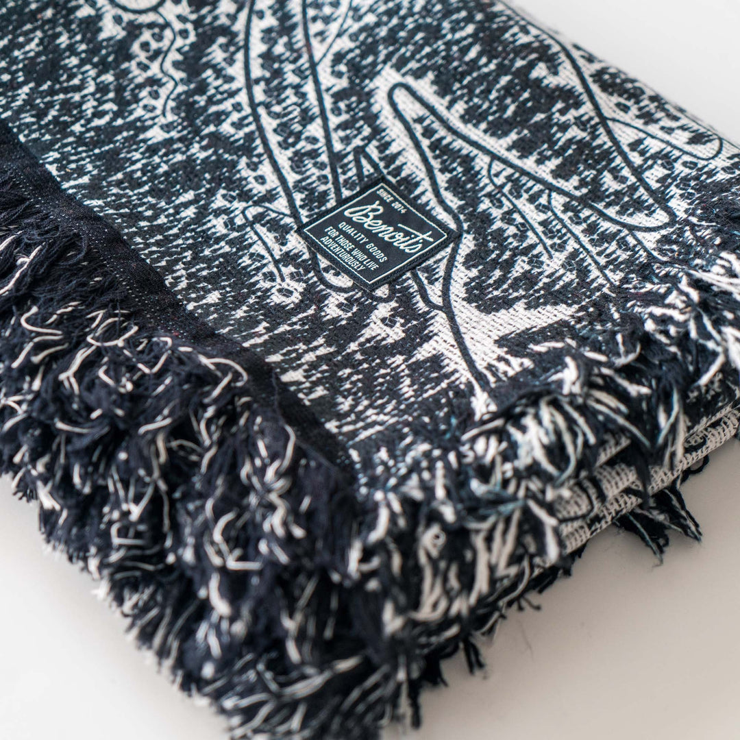 Keystone, Colorado Ski Trail Map Blankets