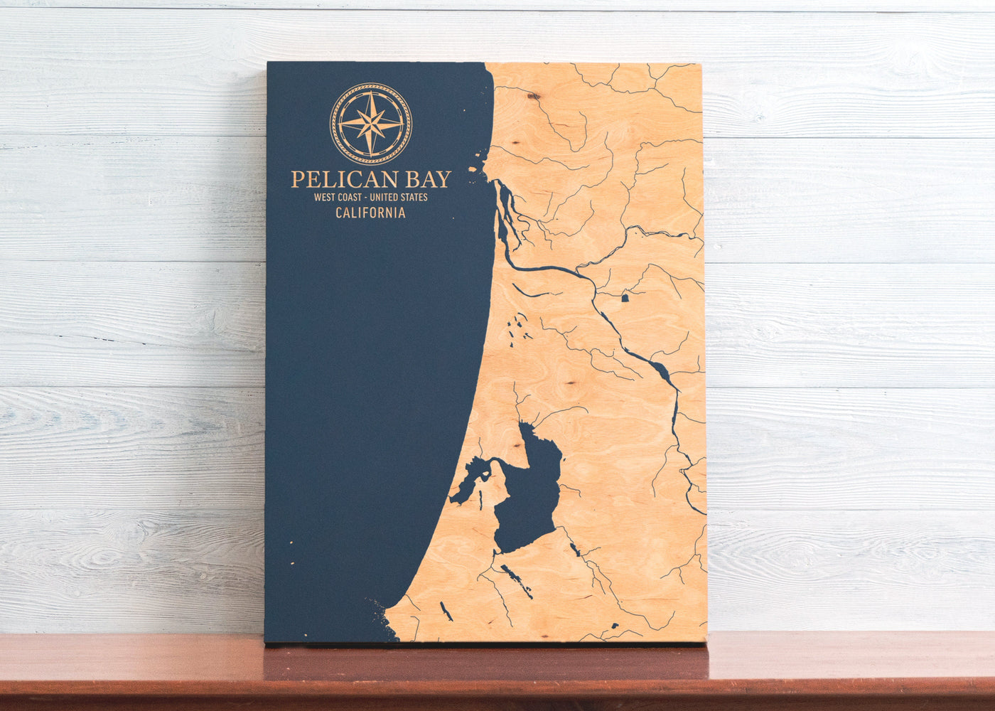 Pelican Bay, California U.S. Coastal Map