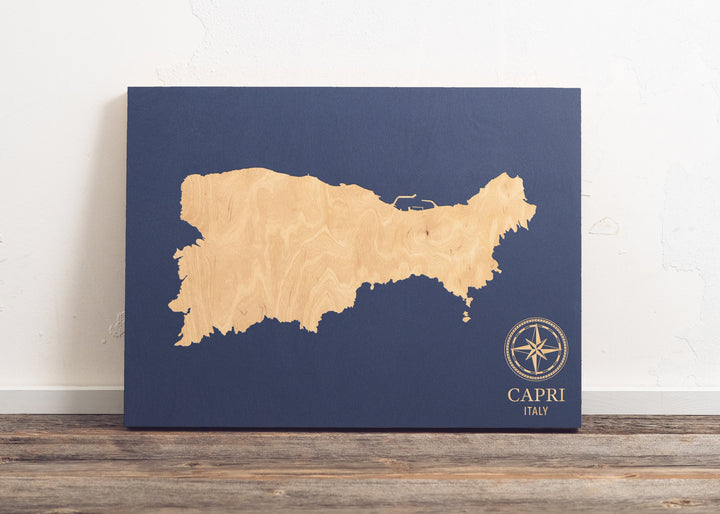 Capri, Italy International Coastal Map