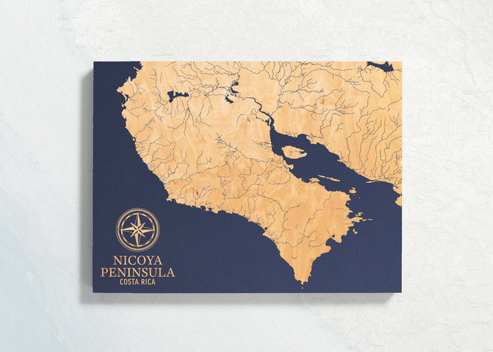 Nicoya Peninsula, Costa Rica International Coastal Map