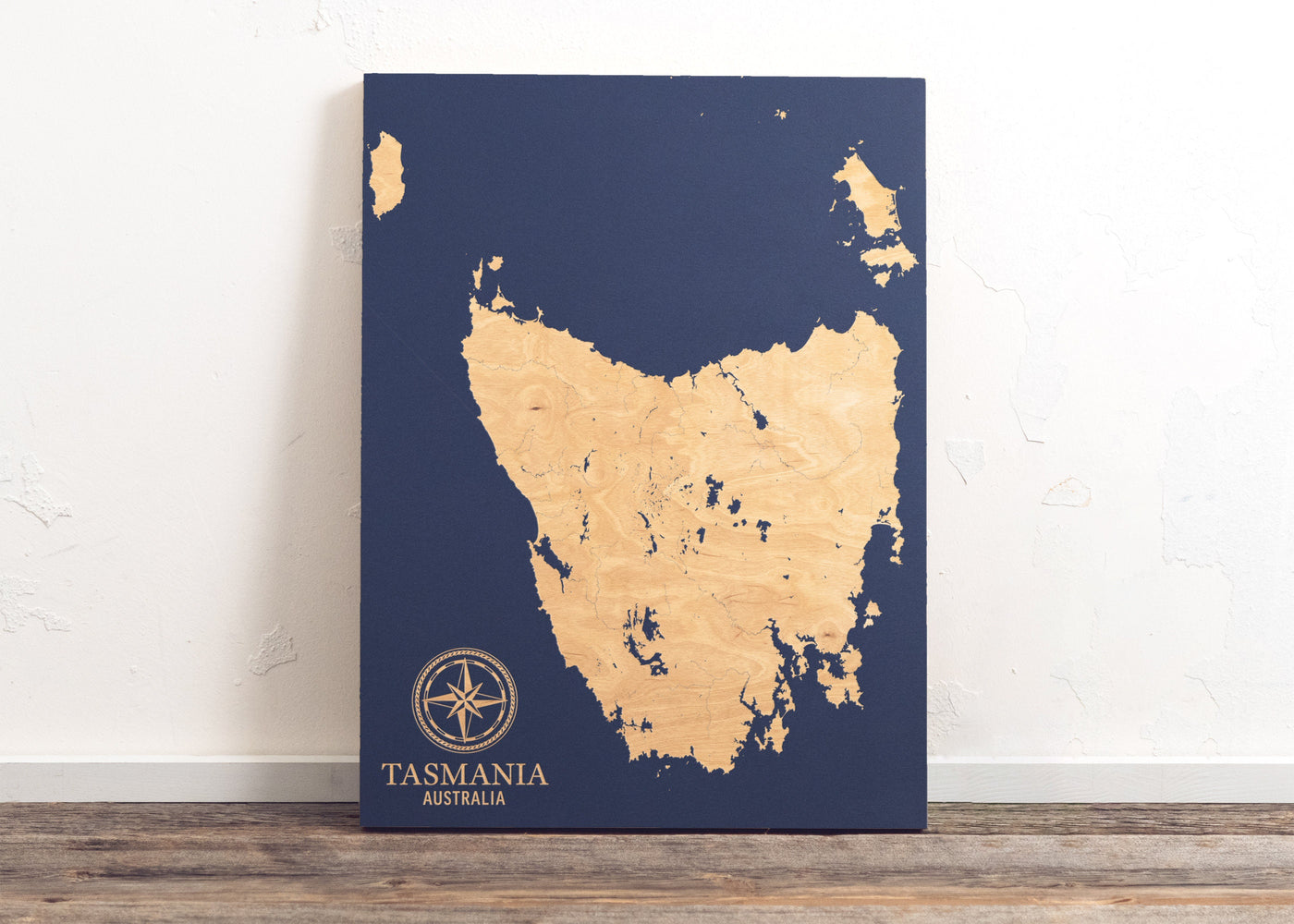 Tasmania, Australia International Coastal Map