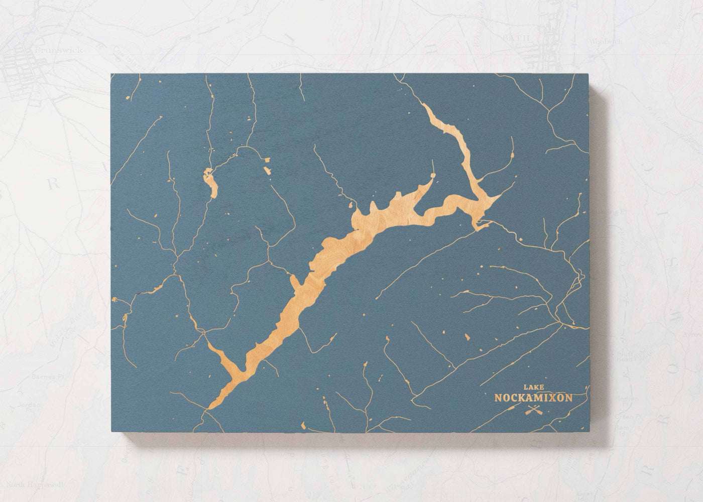 Lake Nockamixon, Pennsylvania Lake Map