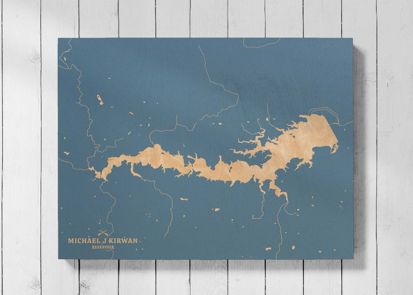Michael J Kirwan Reservoir, Ohio Lake Map