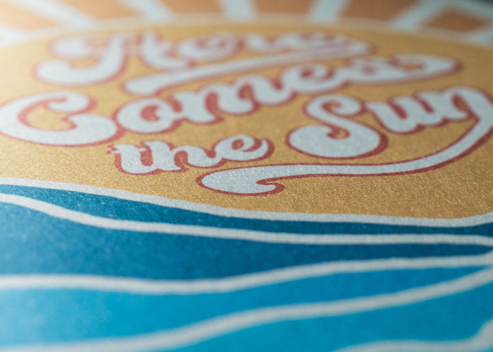Here Comes The Sun Felt Banner