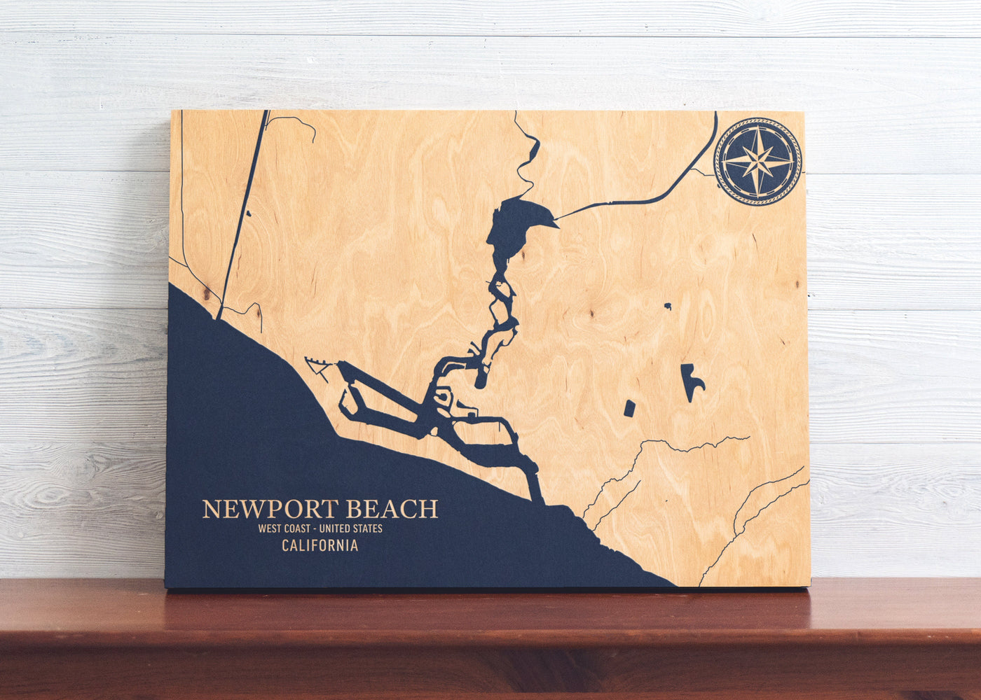 Newport Beach, California U.S. Coastal Map