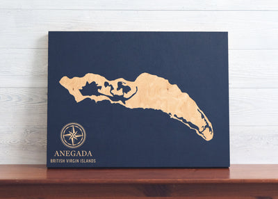 Anegada, British Virgin Islands International Coastal Map