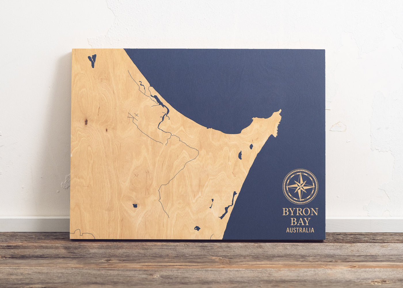 Byron Bay, Australia International Coastal Map