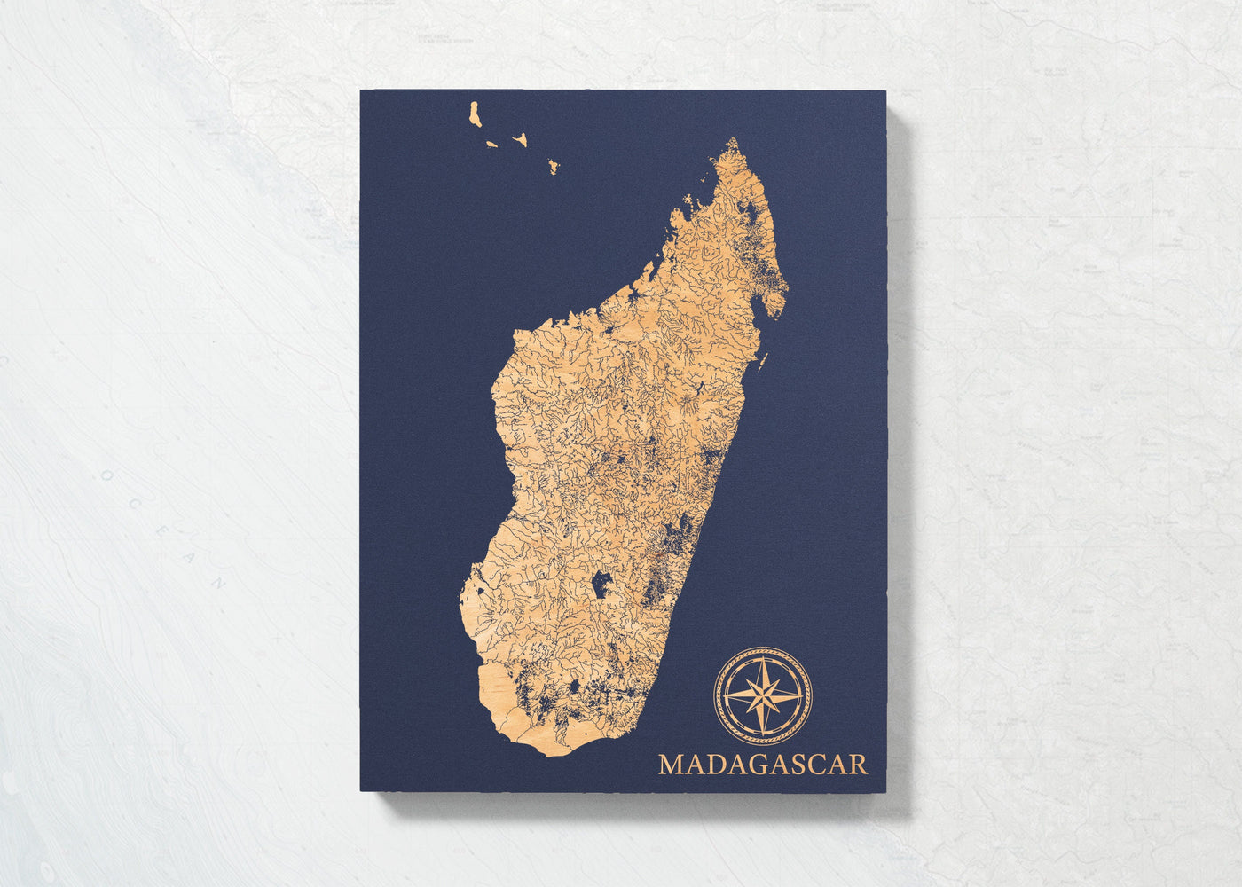 Madagascar International Coastal Map