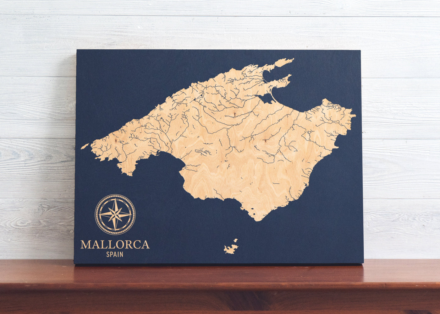 Mallorca, Spain International Coastal Map