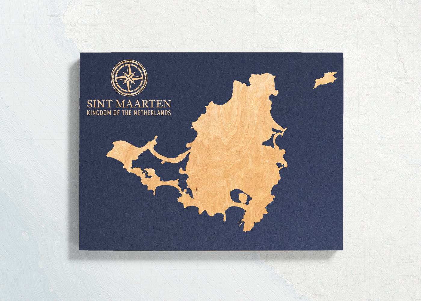 Sint Marteen International Coastal Map