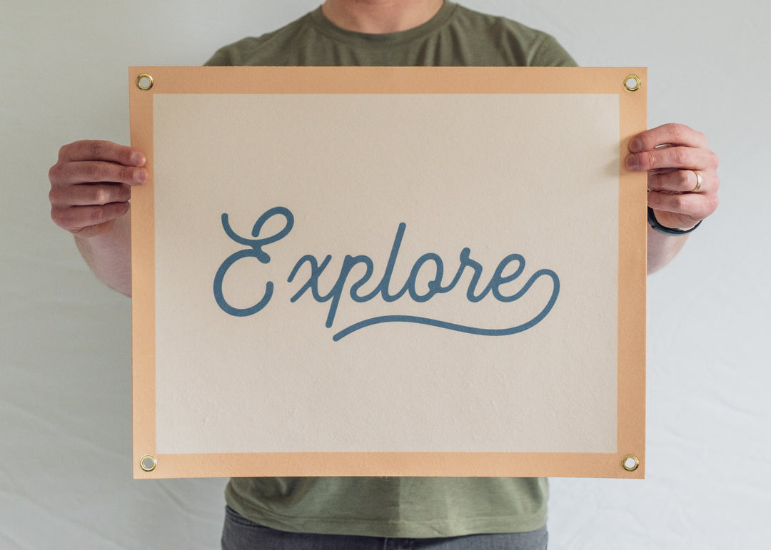 Explore Felt Banner