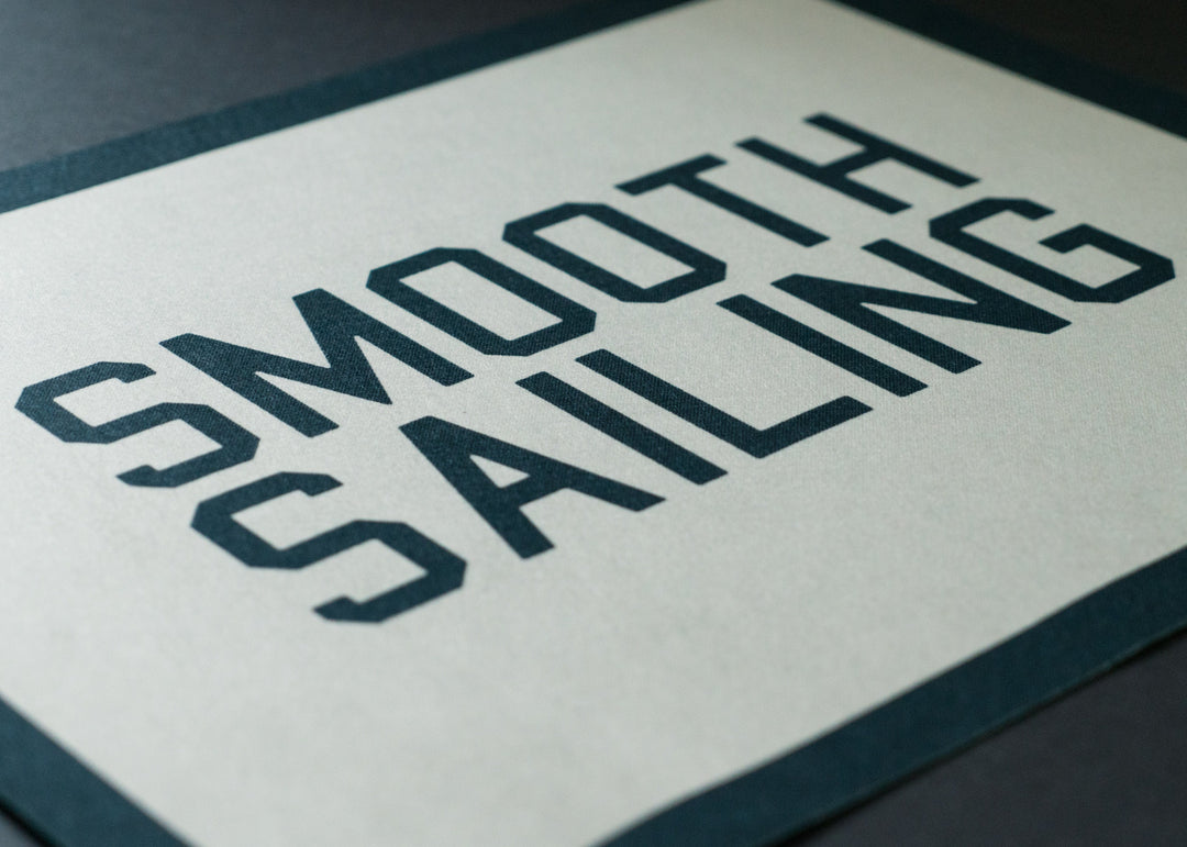 Smooth Sailing Felt Banner
