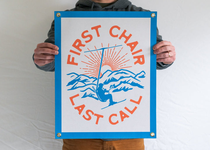 First Chair Last Call Felt Banner